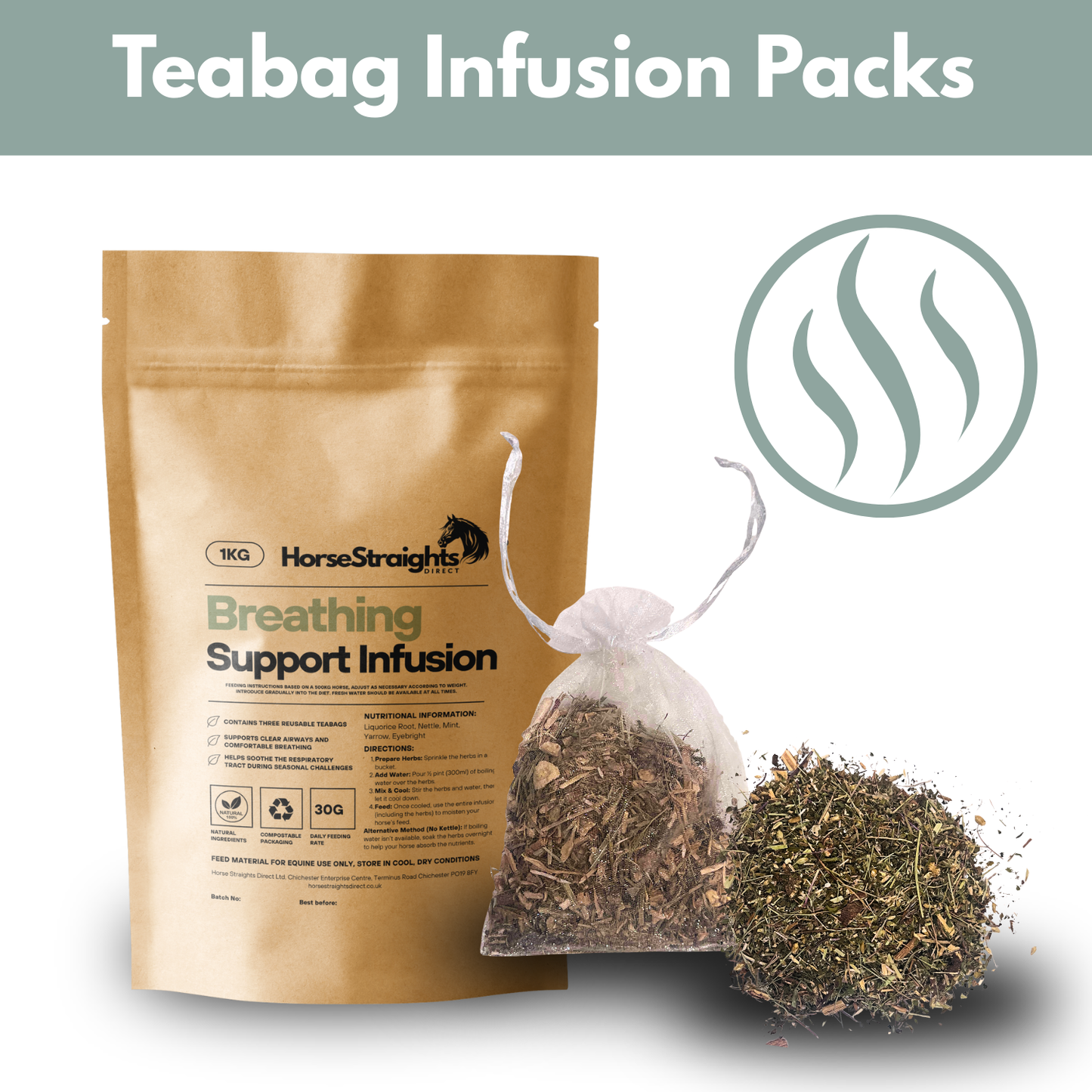 Breathing Support Infusion (Reusable Teabags)