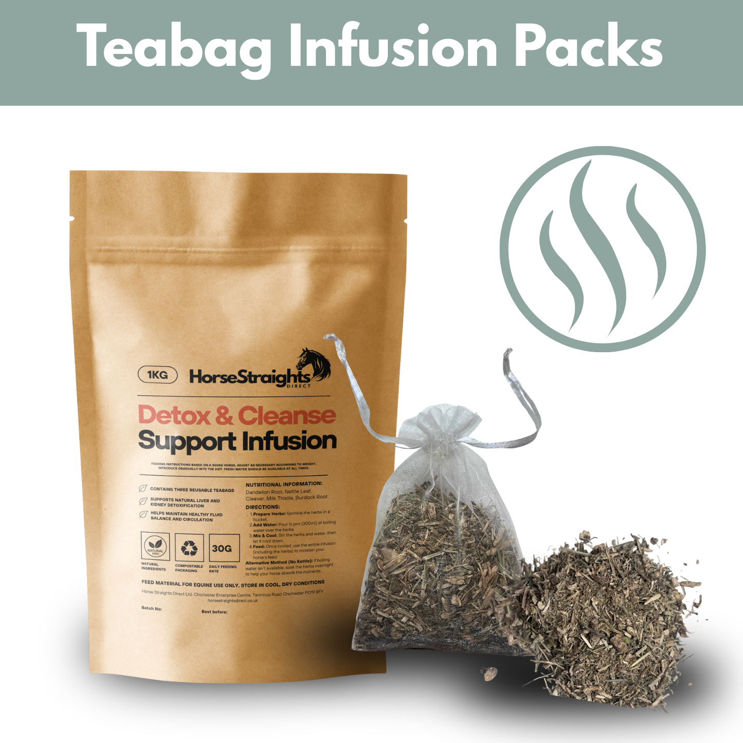 Detox & Cleanse Infusion (Reusable Teabags)